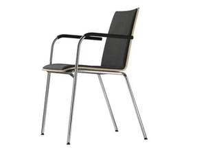 S 162 PF - Stackable upholstered chair with armrests _ Thonet