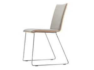 S 182 PST - Sled base upholstered chair _ Thonet