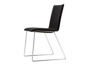 S 182 PVST - Sled base upholstered chair _ Thonet