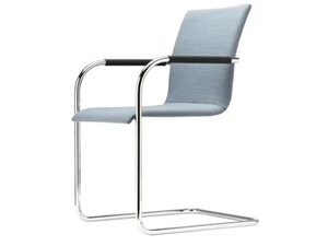 S 55 PF - Cantilever upholstered chair with armrests _ Thonet