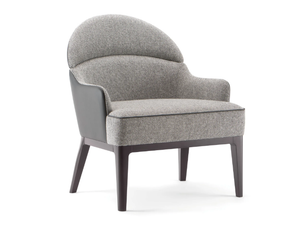 ASTON - Fabric easy chair with armrests _ Tirolo