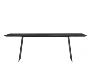 STEEL TABLE - Rectangular solid wood table _ Tonon