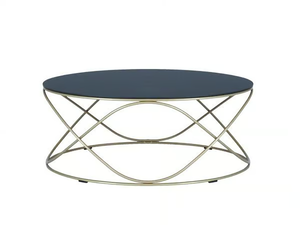 GRACE - Oval steel coffee table _ Tonon