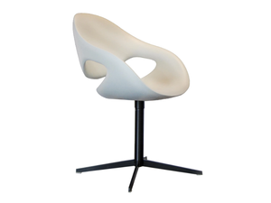 MOON - Integral polyurethane foam chair with swivel metal base _ Tonon