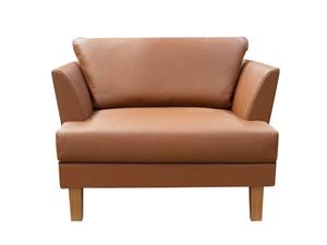 LORD GERRIT 2 - Leather armchair with armrests _ Tonon