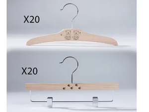 MARINA&MATILDE - 40 PCS - Beech clothes hanger _ Toscanini