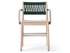 JULIE - Beech chair with armrests open back _ TrabA'