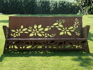 HANAMI - 3 seater Corten™ sofa _ TrackDesign