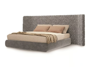 AZUL - Upholstered velvet double bed _ Turri