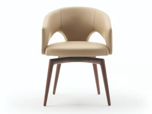 BLUES - Fabric chair with armrests _ Turri