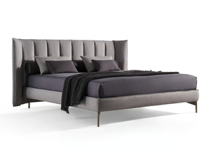 OPÉRA - Fabric double bed with upholstered headboard _ Twils