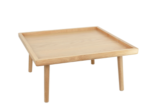 LOUNGE AROUND SHUFFLE - Square wooden coffee table _ Umage