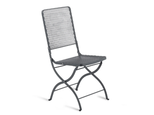 AURORA - Folding wrought iron garden chair _ Unopiù