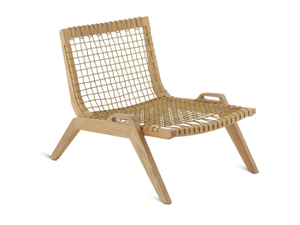 SYNTHESIS - Teak garden armchair _ Unopiù