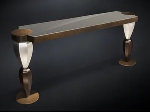 DRUMMOND - Rectangular oak console table _ VGnewtrend