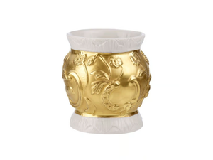 TAORMINA - Countertop porcelain toothbrush holder _ VILLARI