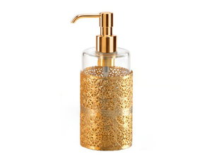 MARBELLA - Brass Bathroom soap dispenser _ VILLARI