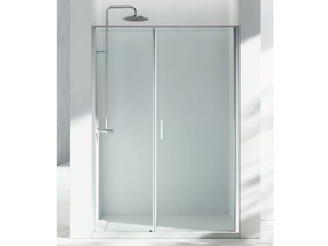 LINEA L2 - Niche rectangular custom tempered glass shower cabin _ VISMARAVETRO