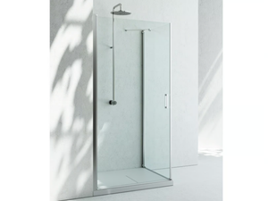 LINEA LA+LF - Corner custom tempered glass shower cabin _ VISMARAVETRO