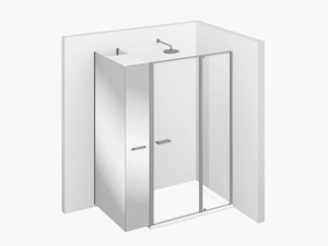 TWIN TZ+TW - Corner shower cabin with hinged door _ VISMARAVETRO