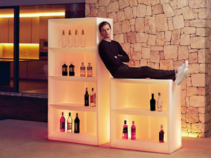 VELA BAR - Illuminated outdoor bar counter _ VONDOM