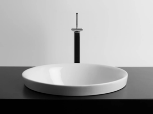 SOUL - Inset round single ceramic washbasin _ Valdama