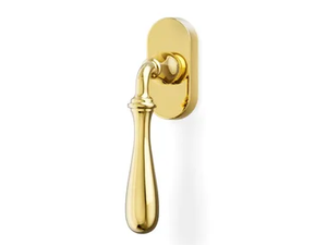 H1004 ANTARES - Brass window handle on rose _ Valli