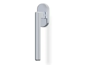 H1044 OBERON - Contemporary style metal window handle on rose _ Valli