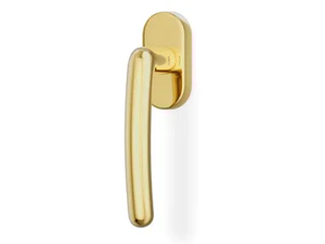 H163 SARISSA - Brass window handle on rose _ Valli