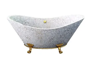 POLAR - Freestanding stone bathtub _ Valmori