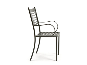 SUMMERTIME - Stackable metal garden chair with armrests _ Vermobil