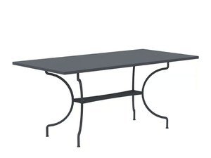 TOSCA - Rectangular metal garden table _ Vermobil