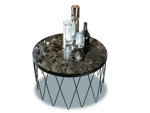 9500 - 103 - Round marble coffee table _ Vibieffe