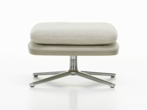 GRAND RELAX - With 4-spoke base upholstered fabric footstool _ Vitra