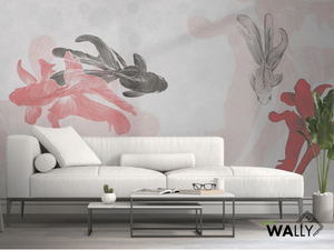 JUN - Motif fire retardant washable nonwoven wallpaper _ WALLYART