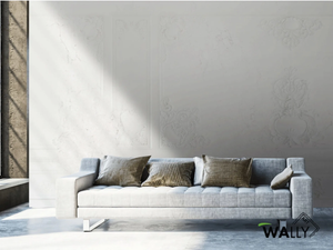 MARBLE - Fire retardant washable trompe l'oeil nonwoven wallpaper _ WALLYART