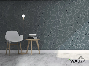 MATRIX - Motif fire retardant washable nonwoven wallpaper _ WALLYART