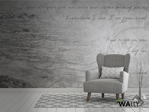 POSTCARD - Fire retardant washable landscape nonwoven wallpaper _ WALLYART