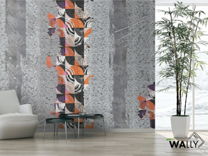 WHIFF - Motif fire retardant washable nonwoven wallpaper _ WALLYART