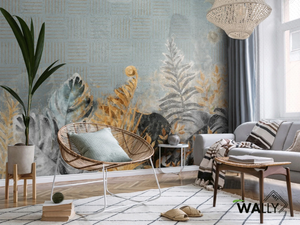 YSABEL - Washable nonwoven wallpaper _ WALLYART