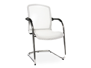 ALUMEDIC 70 - Cantilever reception chair with armrests _ Wagner