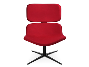 W-LOUNGE CHAIR 3 - Swivel with 4-spoke base easy chair _ Wagner