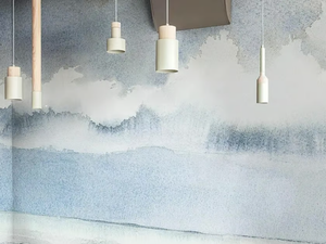 WET SKY - Multicolor wallpaper, eco-friendly, PVC free and washable _ WallPepper®/Group