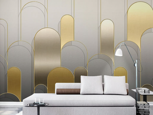 LUX - Geometric PVC free, eco-friendly, washable wallpaper _ WallPepper®/Group