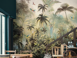 WILD VIEW - PVC free, eco-friendly, washable tropical wallpaper _ WallPepper®/Group