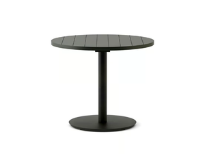 DESTIN SLATED - Round aluminium dining table _ Walters