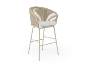 WAINSCOTT - Rope barstool with armrests _ Walters