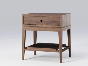 CRIADO-MUDO - Walnut bedside table with drawers _ Wewood