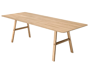 MALIN - Solid wood dining table _ Woak