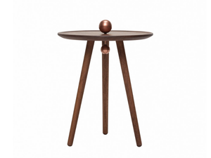 MALIN - Round solid wood coffee table _ Woak